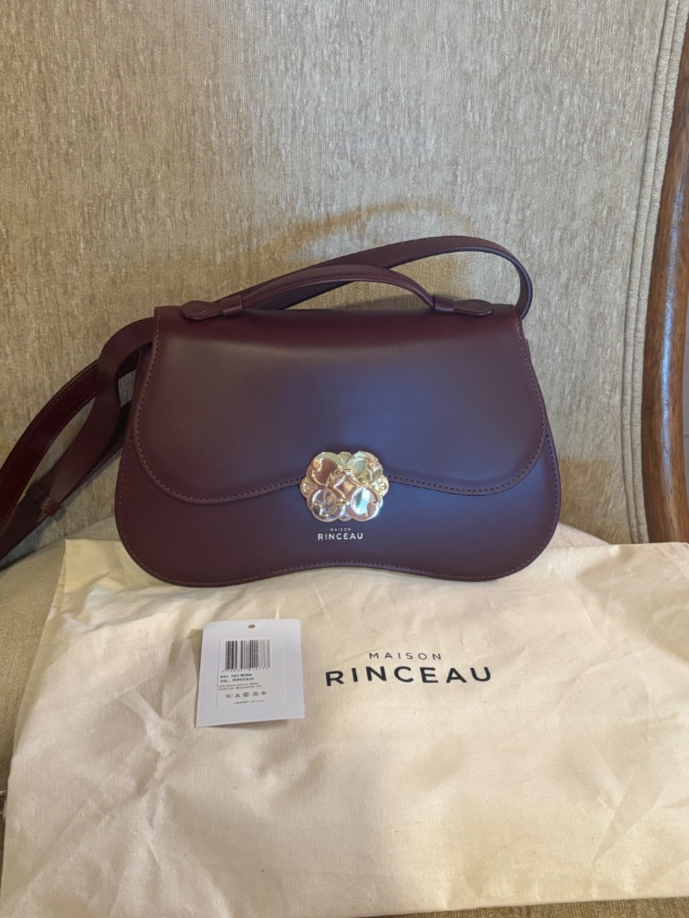 Maison Rinceau Paris - Le Sac Mona Handbag NWT - Picture 11 of 15